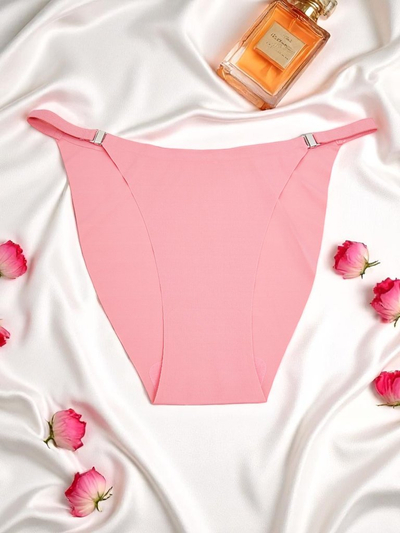 Royalfashion Lazeriu pjaustytos moteriškos braziliško stiliaus kelnaitės Silky Brazilian