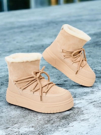 Женские утепленные снежные ботинки Royalfashion Moniuc