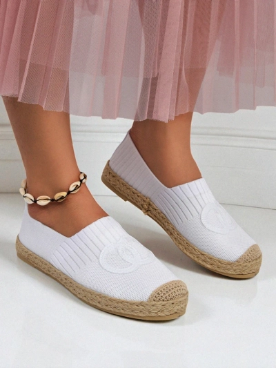 Espadryle damskie Calista Biancha – białe płaskie z eko zamszu, styl włoski