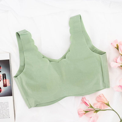 Moteriška žalia sportinė liemenėlė - apatinis trikotažas