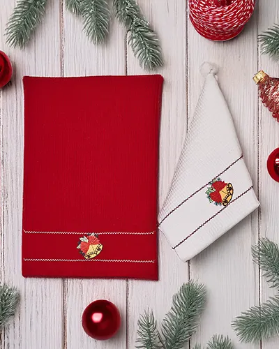 Royalfashion Праздничный комплект полотенец С Новым Годом