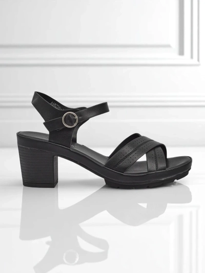 Royalfashion Women's High Heel Sandals SoleAura - Straight Fire Edition