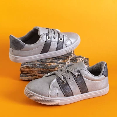 OUTLET Sidabriniai vaikiški sportiniai bateliai iš Mivisqa - Avalynė