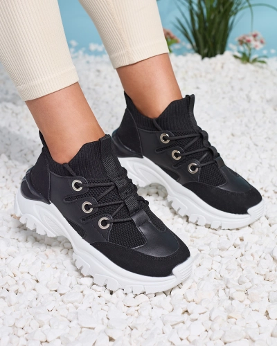 Женские спортивные кроссовки черного цвета Hasola- Footwear