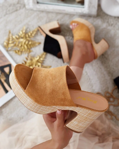 Royalfashion Женские шлепанцы на каблуке Voxon