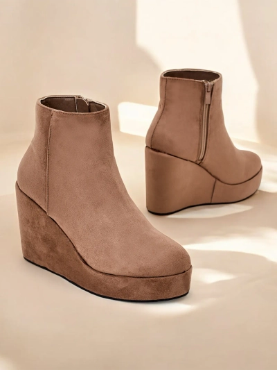 Женские ботильоны с танкеткой Royalfashion Sieffa