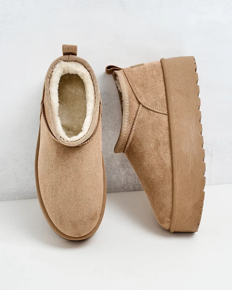 Royalfashion Moteriški trumpi batai a'la sniego batai Ozozi