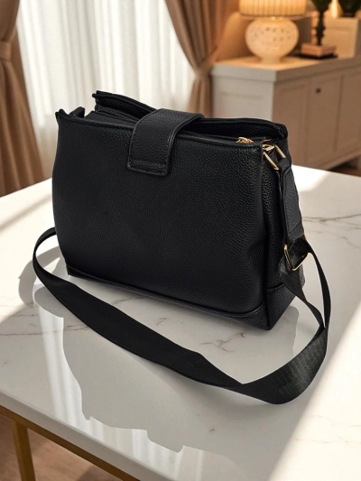 Маленькая стеганая сумочка из мягкой экокожи Cinder Loom