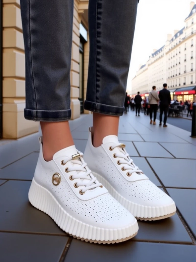 Royalfashion moteriški perforuoti sportiniai batai Jovenes