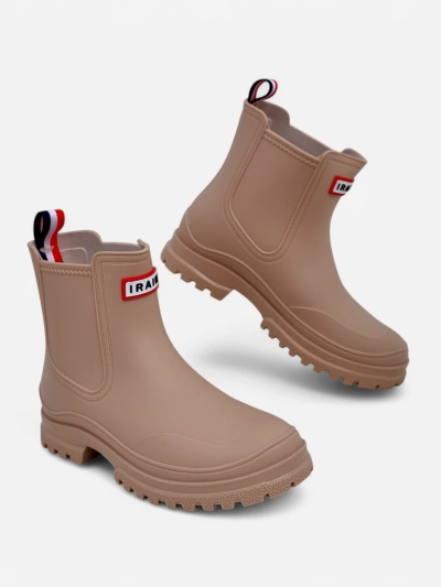 Royalfashion Женские резиновые сапоги до щ ankle Lamen