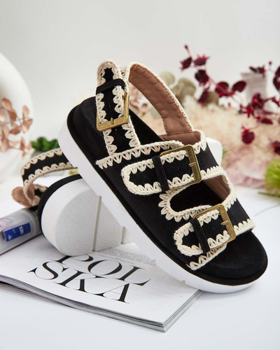Royalfashion Женские замшевые сандалии Lunnay eko