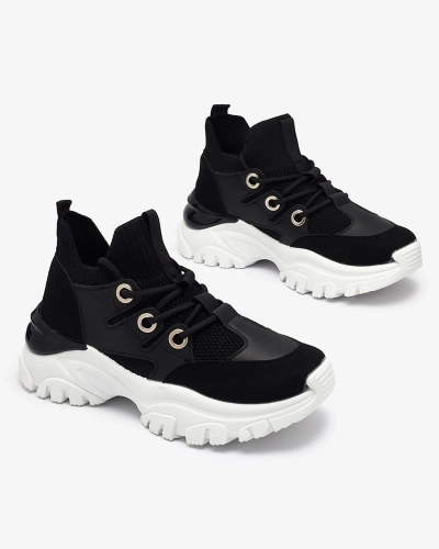 Женские спортивные кроссовки черного цвета Hasola- Footwear