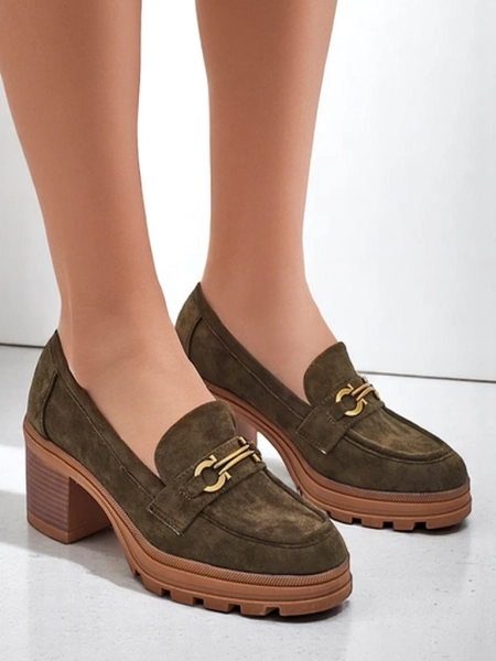 Royalfashion Женские туфли-мокасины на каблуке Tollinge