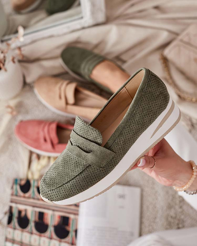 Royalfashion Moteriški mokasinai žema pakulne Sirn