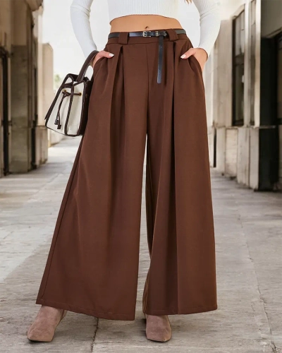 Royalfashion Moteriškos plačios kelnės