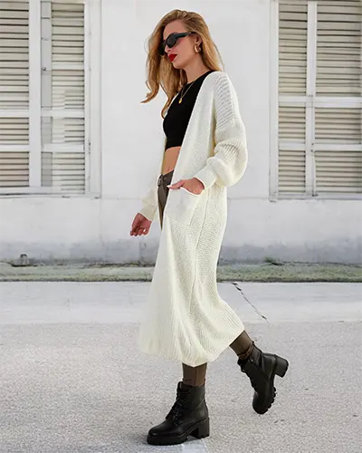 "Royalfashion" Moteriškas megztas megztinis su lovatiese