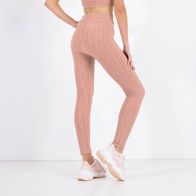 Šviesiai rožinės spalvos moteriškos sportinės tamprės - Apranga