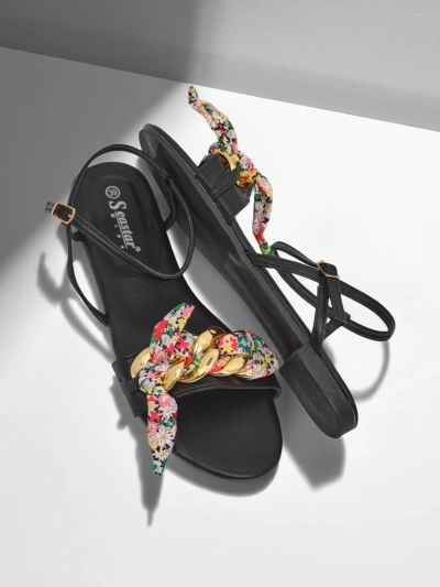 Royalfashion Женские сандалии на плоской подошве BareLuxe
