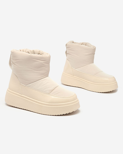 Royalfashion Бежевые женские сапоги Maderta