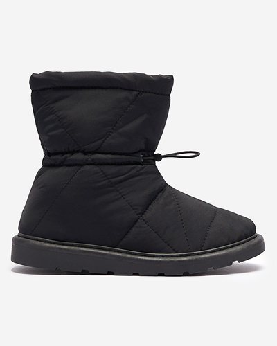 Juodi moteriški apšiltinti batai a'la snow boots Kaliolen - Avalynė