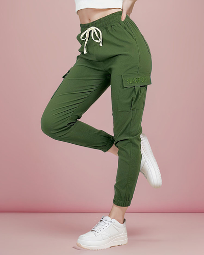 Royalfashion Женские тканевые боевые брюки