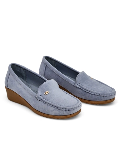 Royalfashion Moteriški žemi wedge mocasinai Lepolt