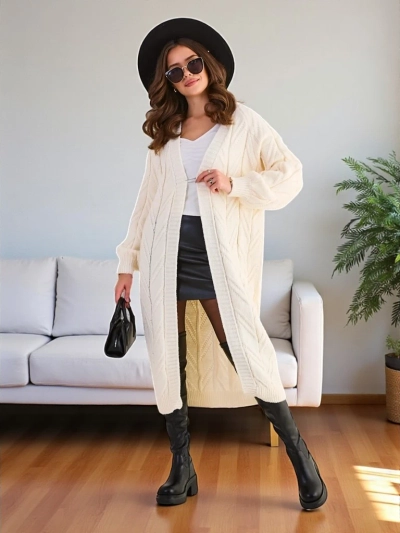 Royalfashion Вязаная женская пончо-свитер