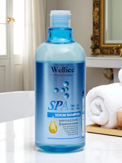 Profesionali plaukų šampūnas su kolagenu – intensyvus drėkinimas ir plaukų glotninimas 5 viename