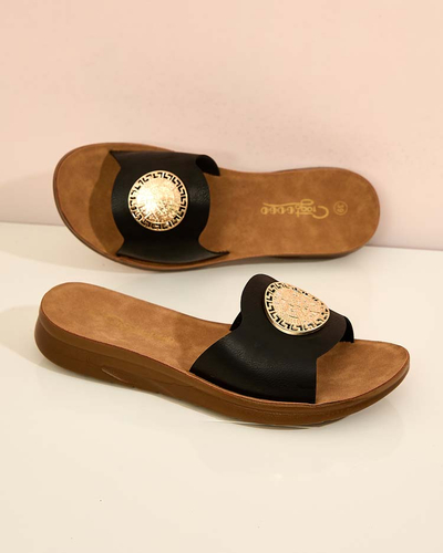 Royalfashion Женские шлепанцы на плоской подошве Foz