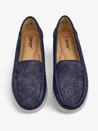 Royalfashion Женские перфорированные мокасины Besset