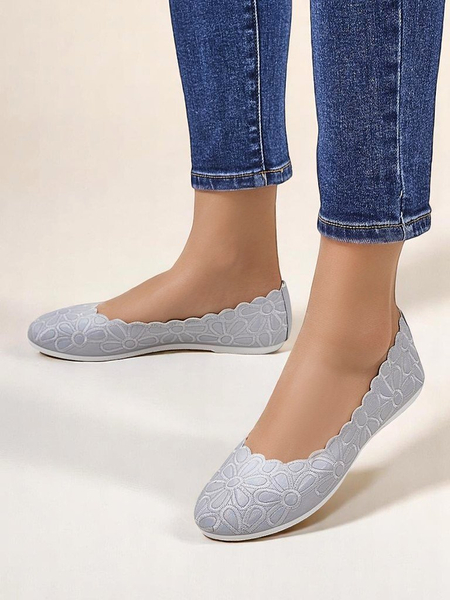 Royalfashion gėlių rašto moteriškos balerinos Magerro