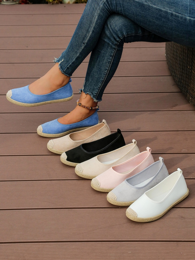 Royalfashion Moteriški ekologiško zomšos espadrilės Aroles
