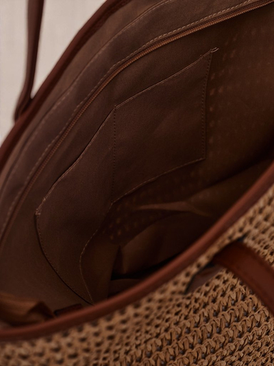 Royalfashion Большая соломенная женская сумка Solea Bag