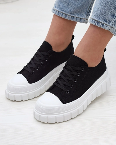 Черные спортивные кроссовки на платформе Daskko- Footwear