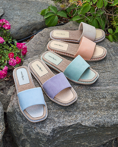 Moteriškos violetinės šlepetės „Vicoria“ - Avalynė