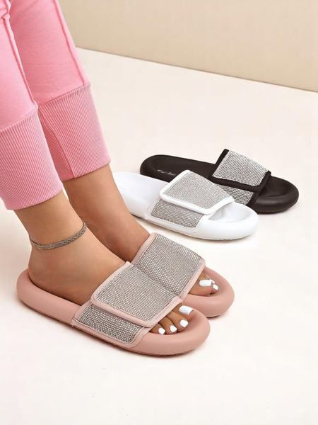 Royalfashion Женские шлепанцы на плоской подошве Sparkle Step