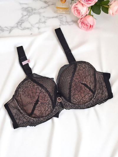 Royalfashion Moteriška push-up liemenėlė su nėriniais Coco Lift
