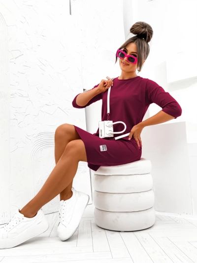Royalfashion Женское тканевое мини-платье