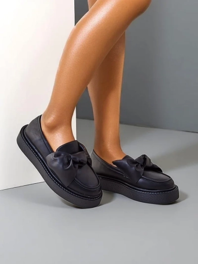 Royalfashion Элегантные женские мокасины с бантом Ortto