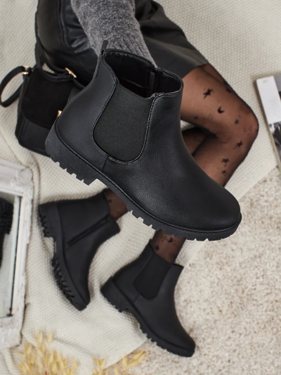 Moteriški aulinukai a'la Chelsea batai iš eko odos Belmo