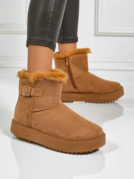 Royalfashion Короткие женские ботинки a'la снегоходы Aurelia Classico