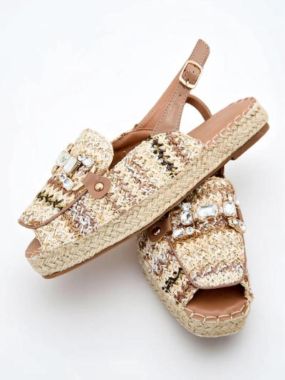 "Royalfashion" Moteriškos espadrilės atvirais pirštais