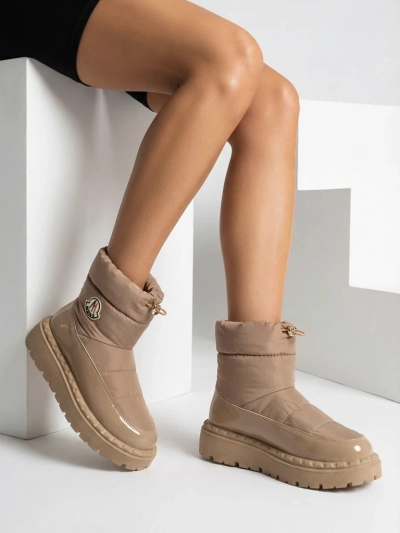 "Royalfashion" Rudos spalvos moteriški sniego batai "Ireda"