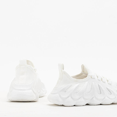 Moteriški balti sportiniai bateliai su unikaliu Octapiso padu - Avalynė