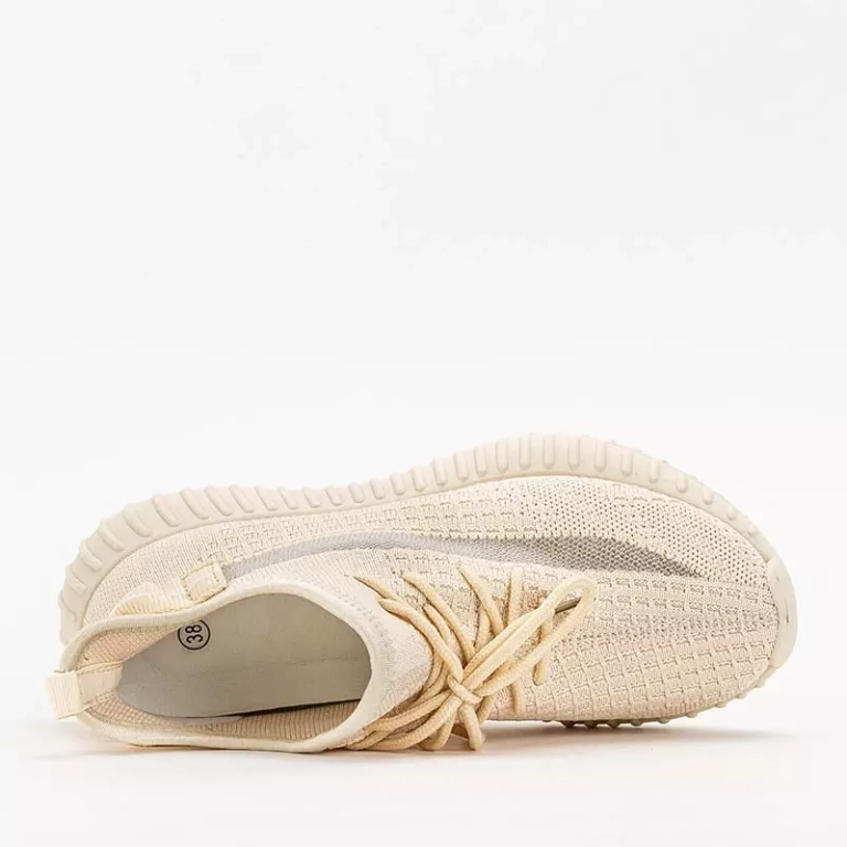 OUTLET Кремовые женские кроссовки Fransi - Обувь