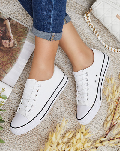 Royalfashion Moteriški klasikiniai nėriniuoti sportbačiai Ogisea