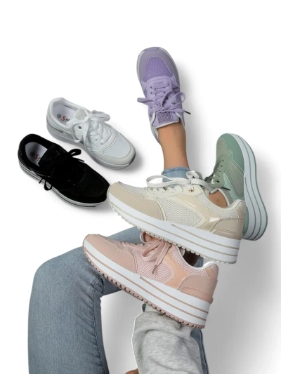 Royalfashion moteriški sportiniai sneakeriai ant platformos Revided
