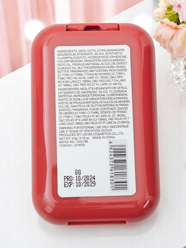 USHAS presuota skaistalai, spalva Pink Crush