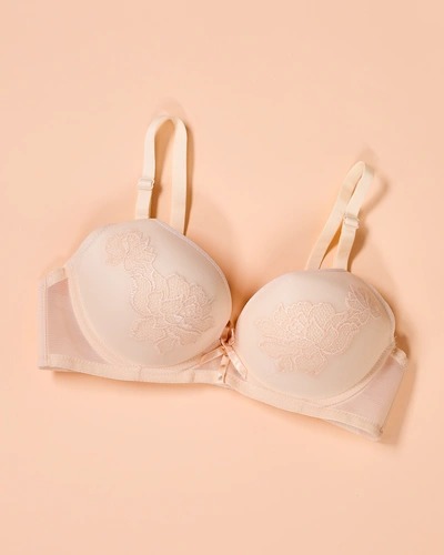 Royalfashion moterų paminkštintas liemenėlė su nėriniais