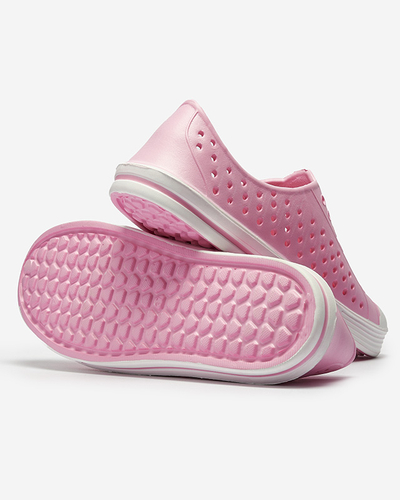 Rausvi guminiai moteriški sportbačiai Osisal- Avalynė